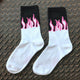 Contrast Flames Socks for Old school Boy