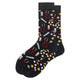 Colorful Symbol of International chess geometric Formula Cotton Men's Sock