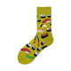 Novelty Funny Cotton Sock - Frog, Burger, Salmon, Corn, Avocado, Bird, Fish