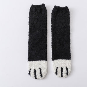 Autumn and Winter Cat Claws socks for girl