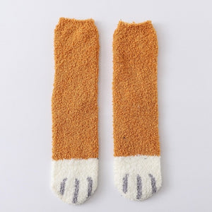 Autumn and Winter Cat Claws socks for girl