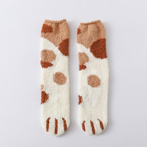 Autumn and Winter Cat Claws socks for girl