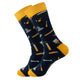 Colorful Symbol of International chess geometric Formula Cotton Men's Sock