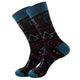 Colorful Symbol of International chess geometric Formula Cotton Men's Sock