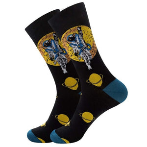 Colorful Symbol of International chess geometric Formula Cotton Men's Sock