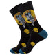 Colorful Symbol of International chess geometric Formula Cotton Men's Sock