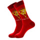 Colorful Symbol of International chess geometric Formula Cotton Men's Sock