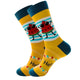 Colorful Symbol of International chess geometric Formula Cotton Men's Sock