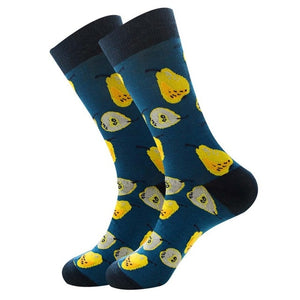 Colorful Symbol of International chess geometric Formula Cotton Men's Sock