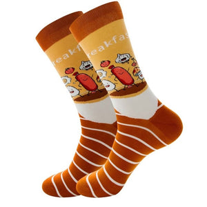 Colorful Symbol of International chess geometric Formula Cotton Men's Sock