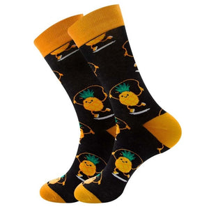 Colorful Symbol of International chess geometric Formula Cotton Men's Sock