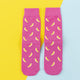 Cotton Women's Socks - Fruits Food Happy Socks